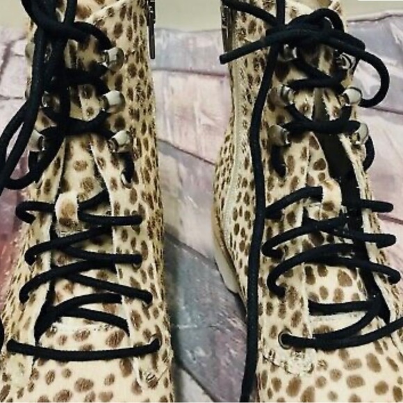 Dolce Vita Women’s Boots Size 7.5 Leopard Print Calf Hair Boots. - Picture 4 of 4